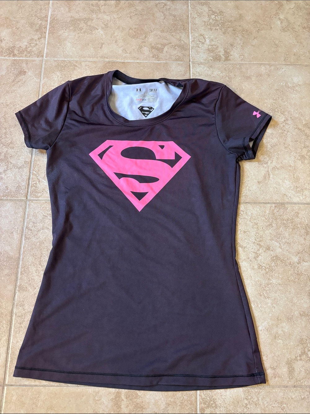 Vintage under armor superwoman shirt